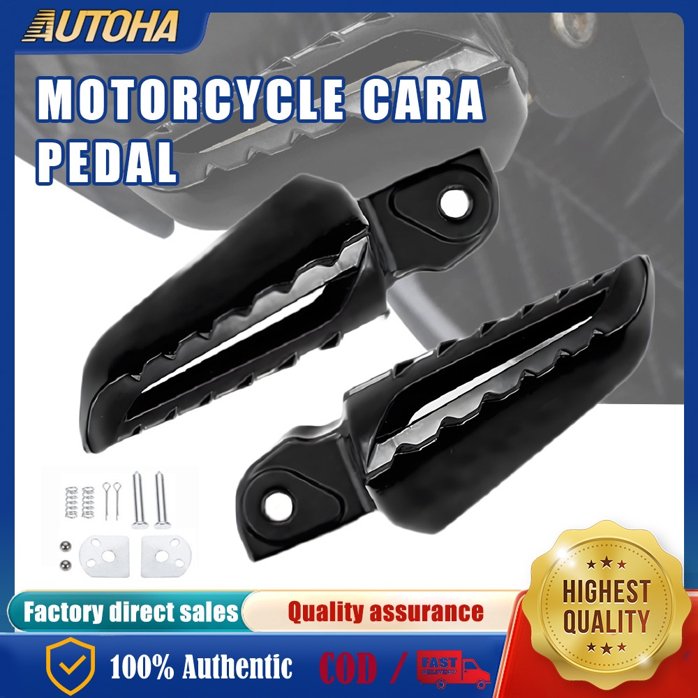 2 Pcs Universal Footrest for Motorcycle Honda Click V2 V3 / Beat Fi V2 ...