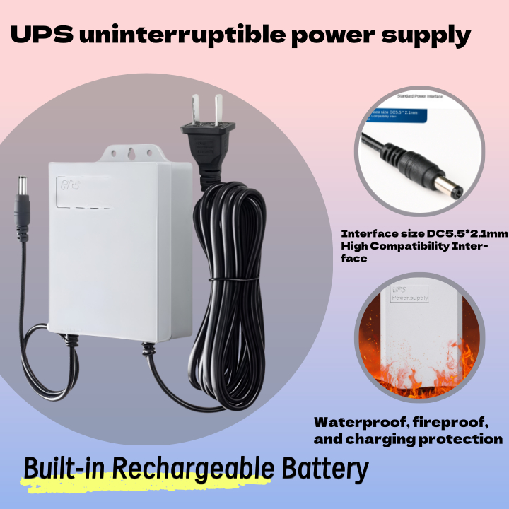 12V 22500mAh Outdoor UPS – Backup Power for CCTV, Routers, LED Systems ...