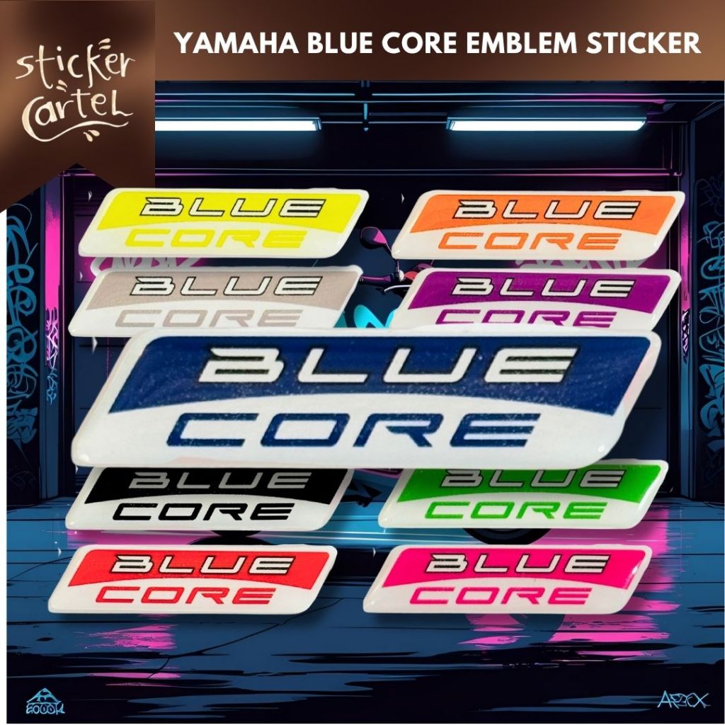 Yamaha Blue Core Emblem Sticker for Yamaha MIO AEROX NMAX SNIPER ...