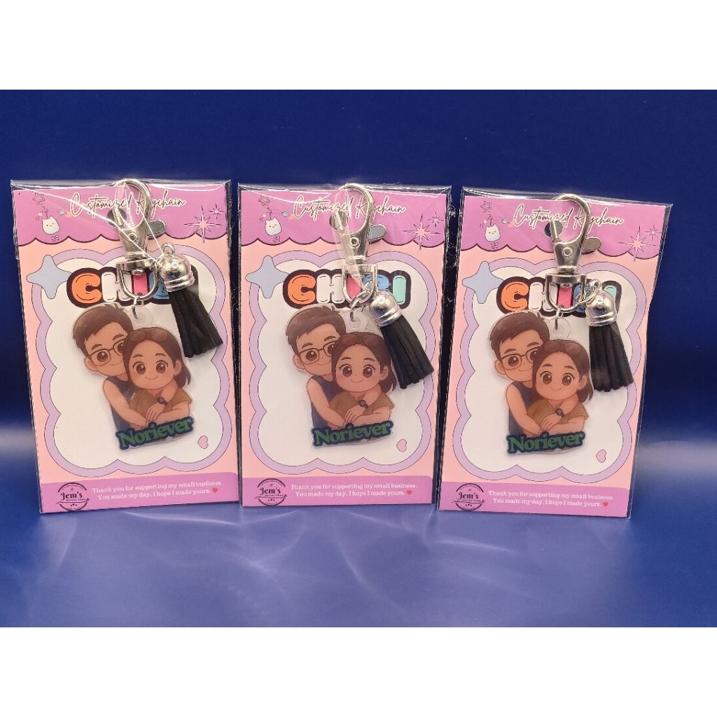 Chibi Customize Keychain Personalized | Shopee Philippines