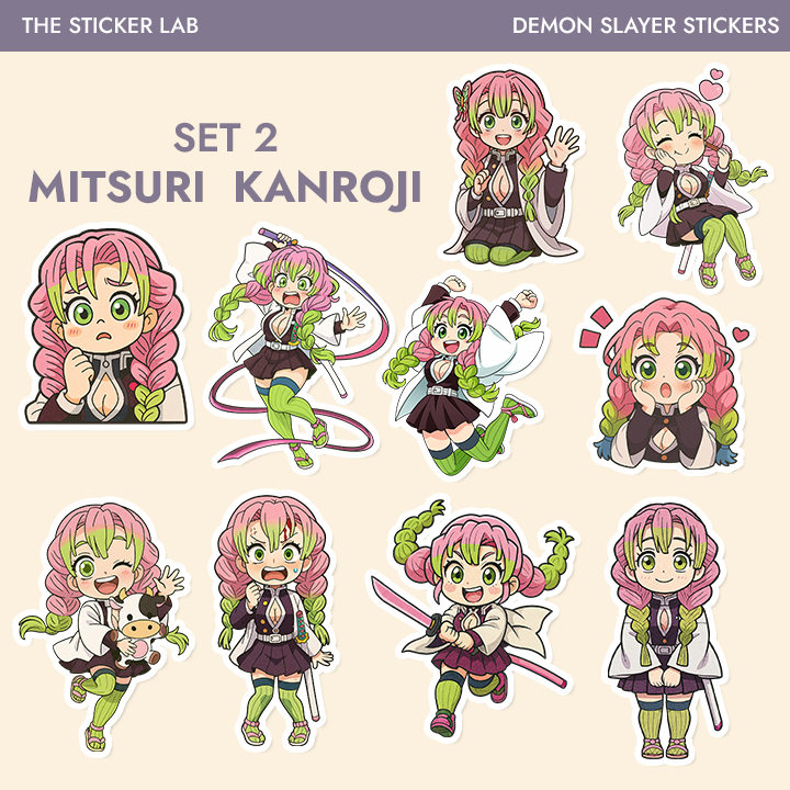 The Sticker Lab - Demon Slayer Stickers - MITSURI KANROJI (High Quality ...