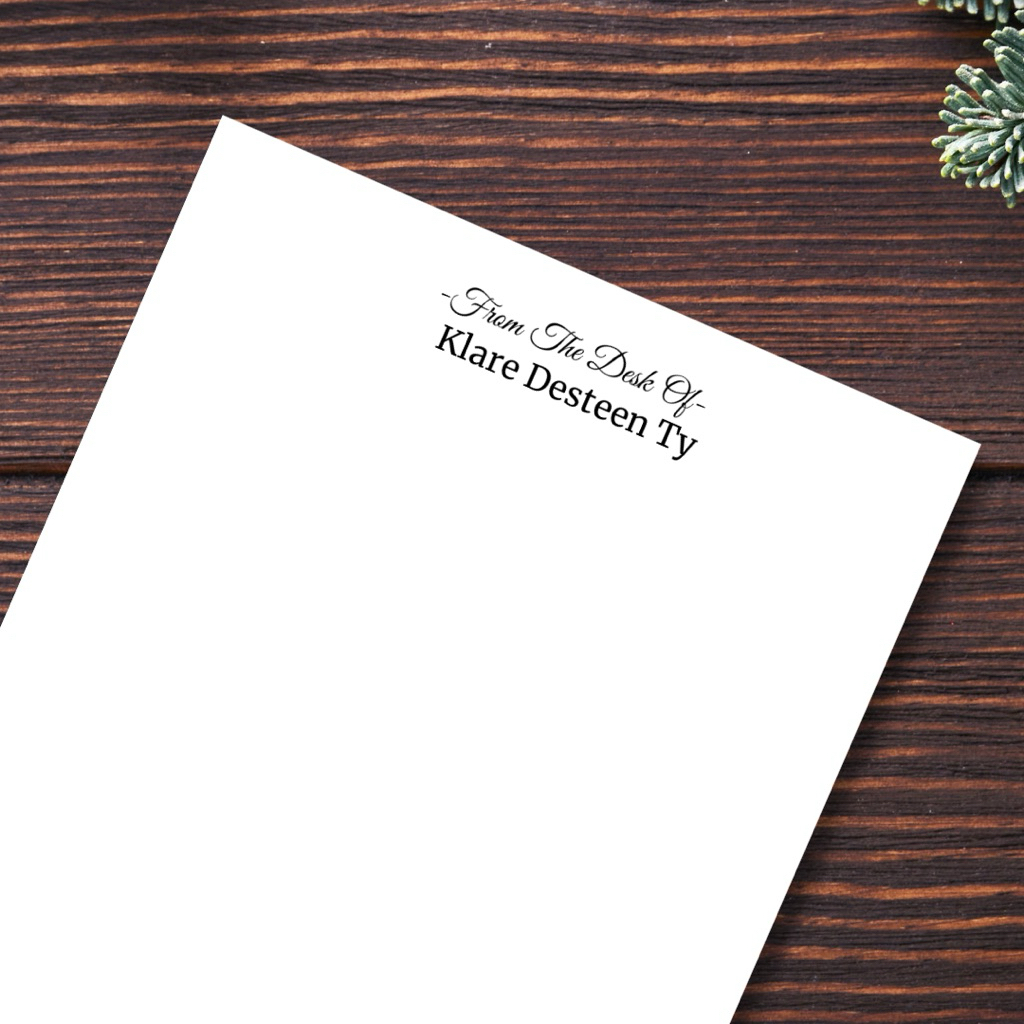 From The Desk Of- Personalized/Customized Notepads| A5 Size | Shopee ...