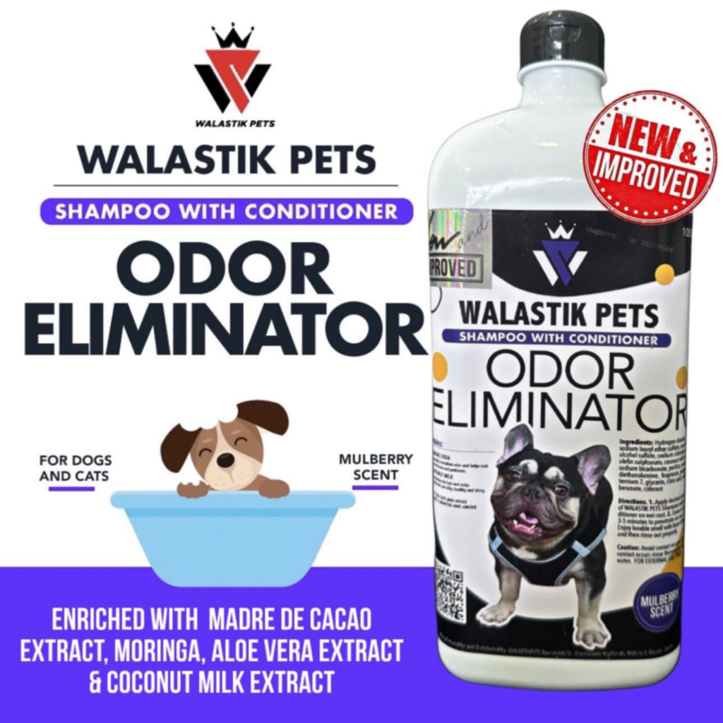 Walastik Pets Shampoo Odor Eliminator (1000ml) | Shopee Philippines