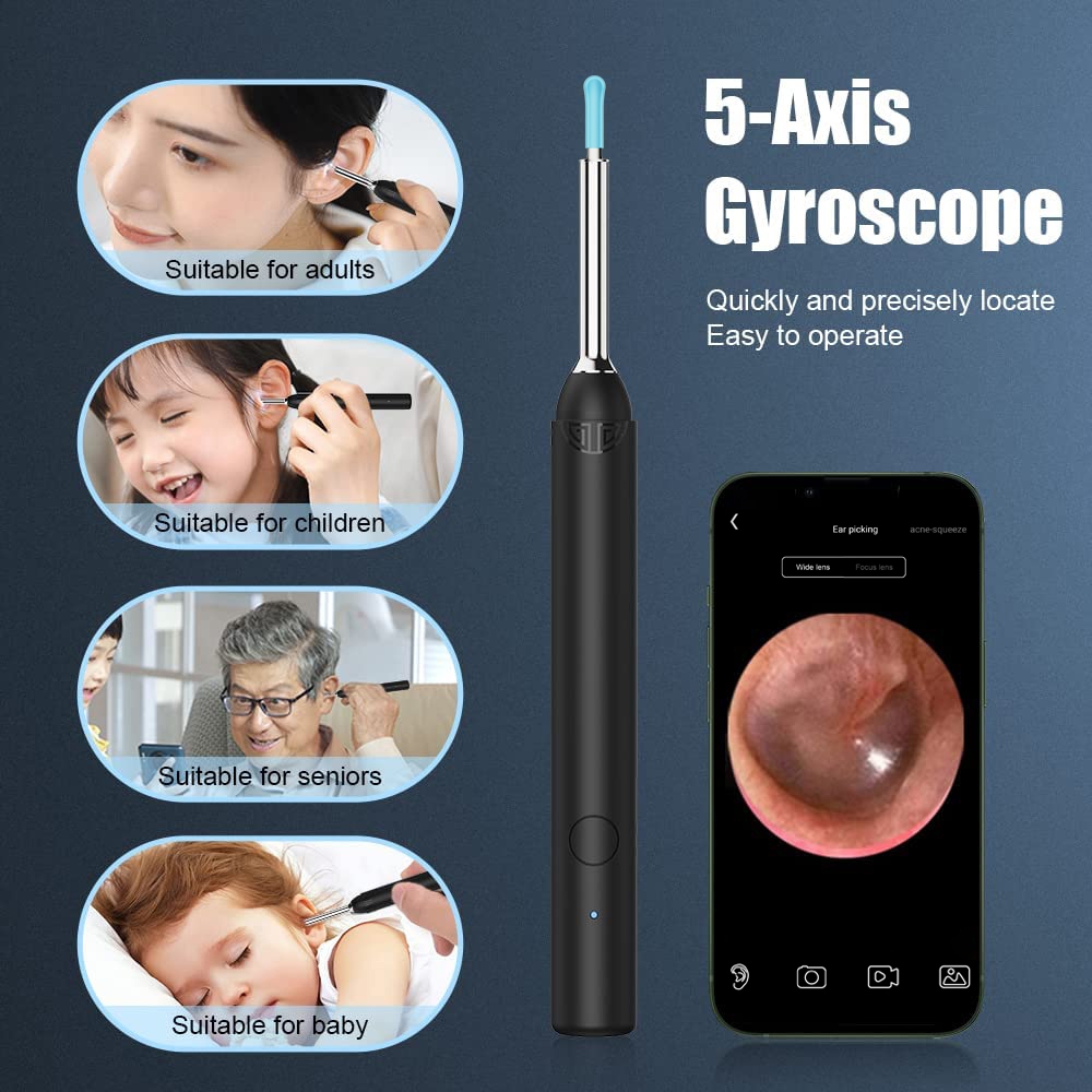 Smart Visual Ear Spoon Ear Cleaning Tool Children 1080HD Lighting ...