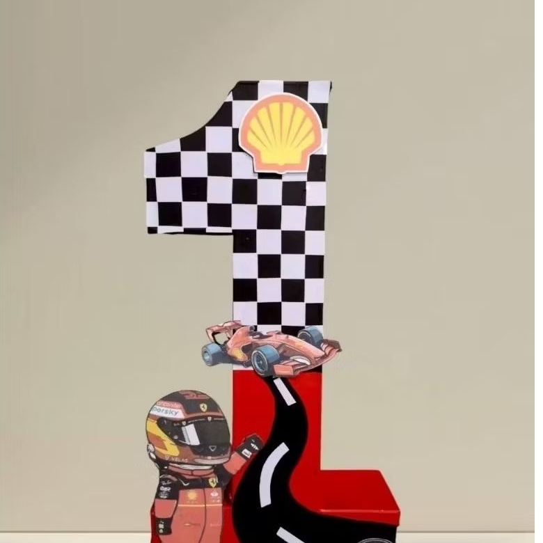 Racer Cars theme 12 inches letter standee | Shopee Philippines