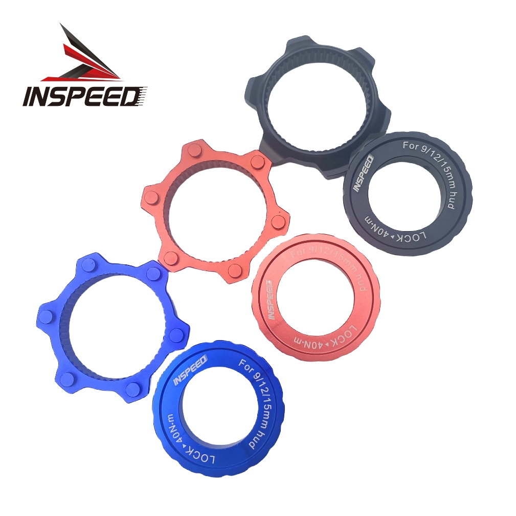 【Topway】INSPEED Bicycle 6-Hole Adapter Hub Center Lock Conversion 9/12 ...