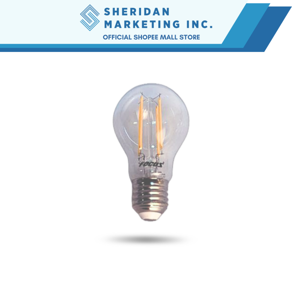 Focus LED Filament Bulb Warm white | Shopee Philippines