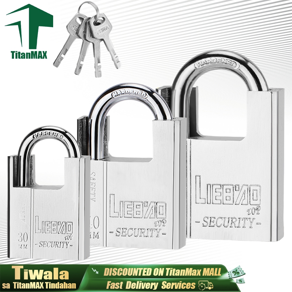 TitanMAX Padlocks Heavy Duty For Gate Waterproof Padlock For Wood Door ...