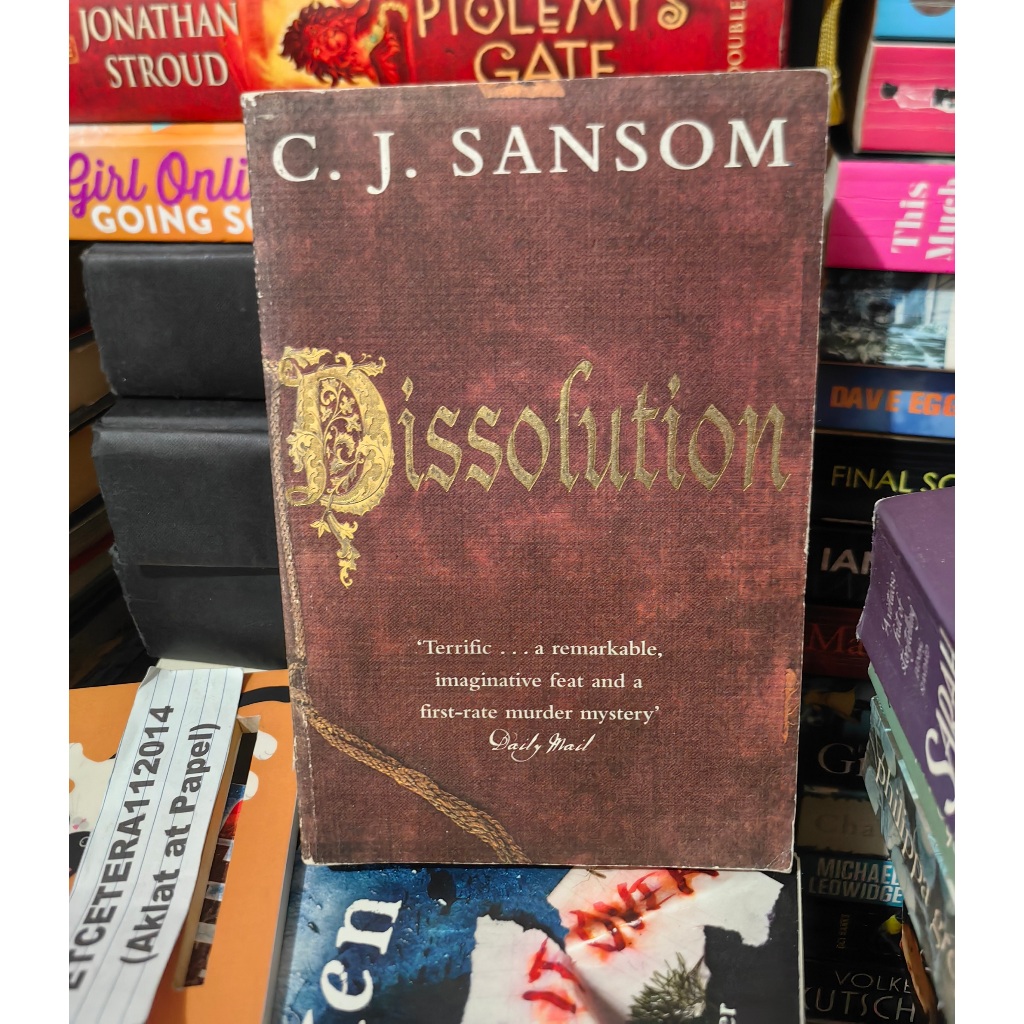 Dissolution by C. J. Sansom (Paperback) | Shopee Philippines