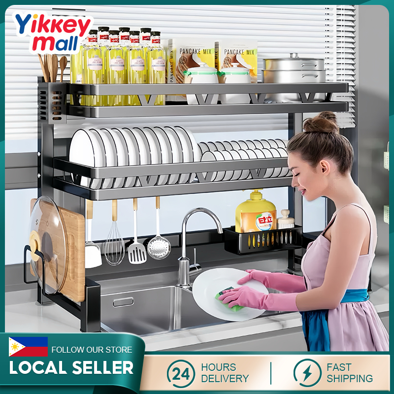 1/2 Layers Sink Drainer Dish Rack kitchen Organizer Dish Drainer Rack ...