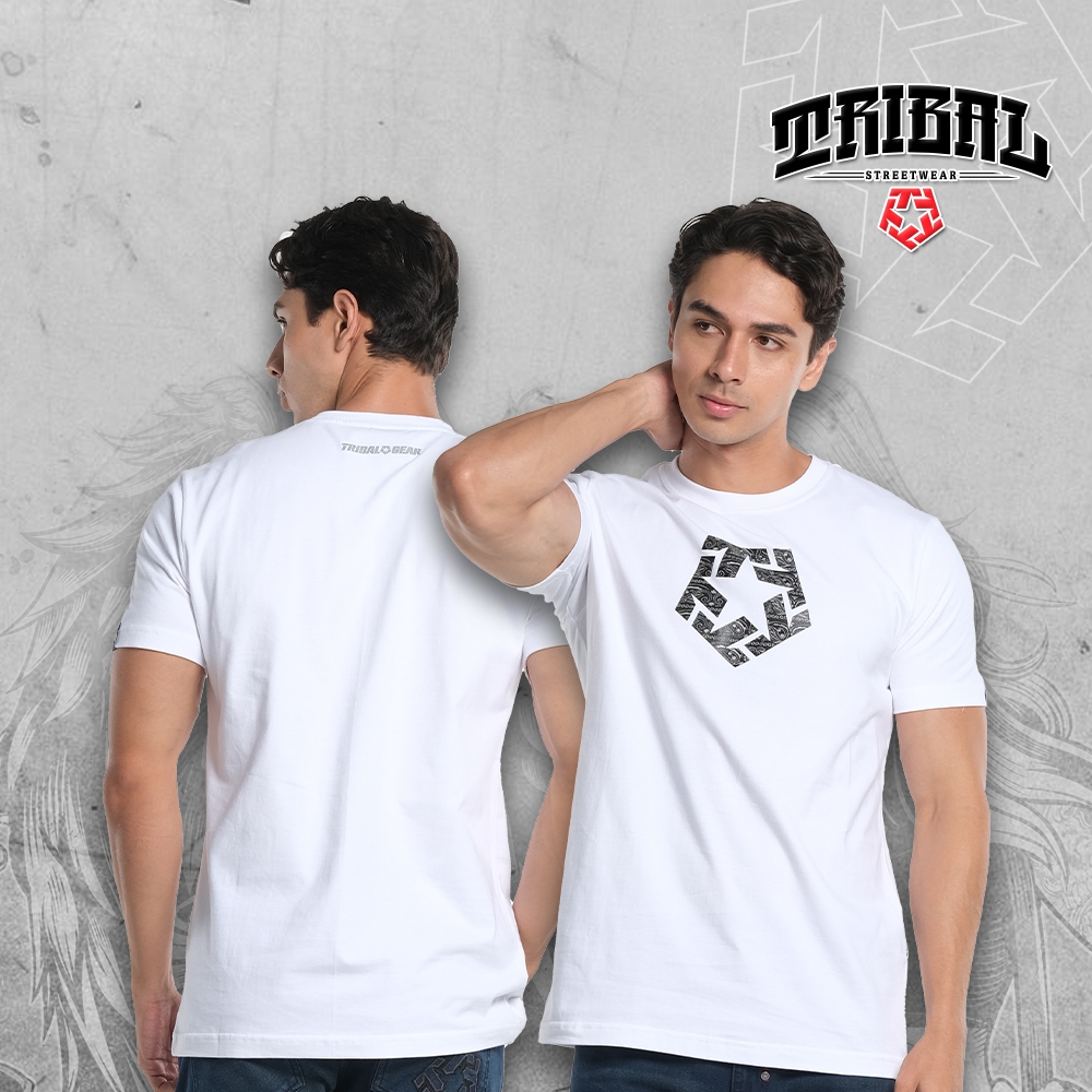 SLIM FIT ROUND NECK T-SHIRT ONE TRIBE