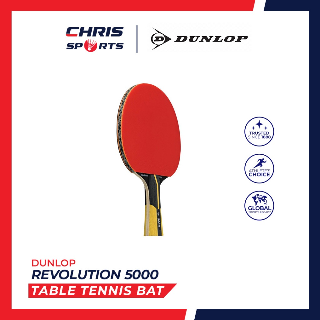 Dunlop Revolution 5000 Table Tennis Bat | Shopee Philippines