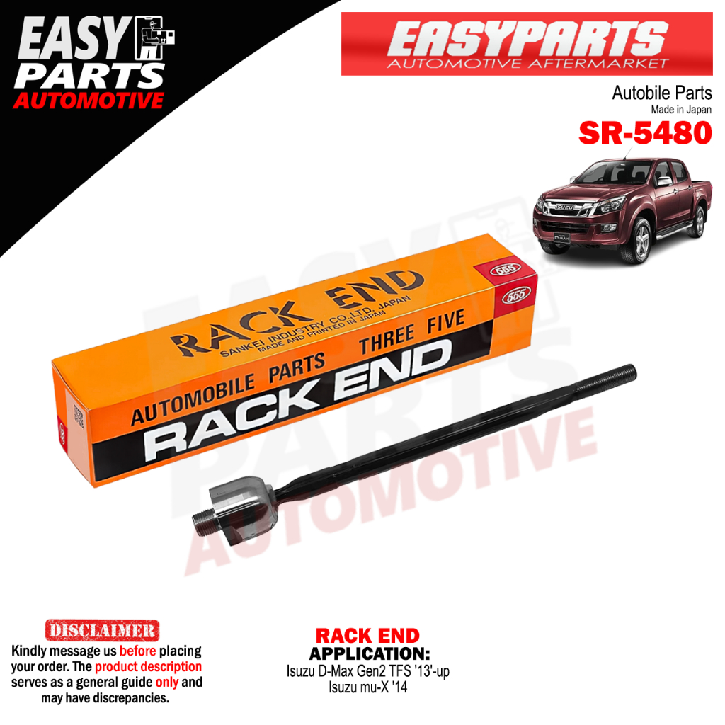 555 Rack End SR-5480 Isuzu D-max Gen2 TFS '13'-/ mu-X '14 (Set ...