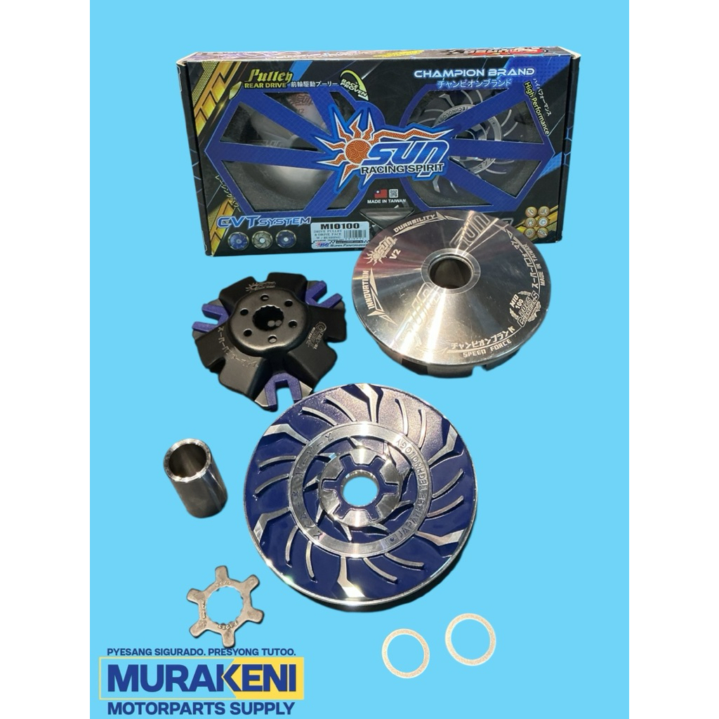 SUN RACING DRIVE PULLEY SET MIO SPORTY | Shopee Philippines