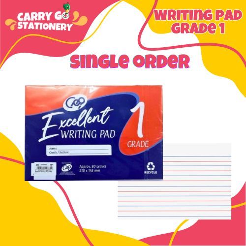 1 PC Grade 1 Excellent Writing Pad – Student Notebook / School Supplies ...