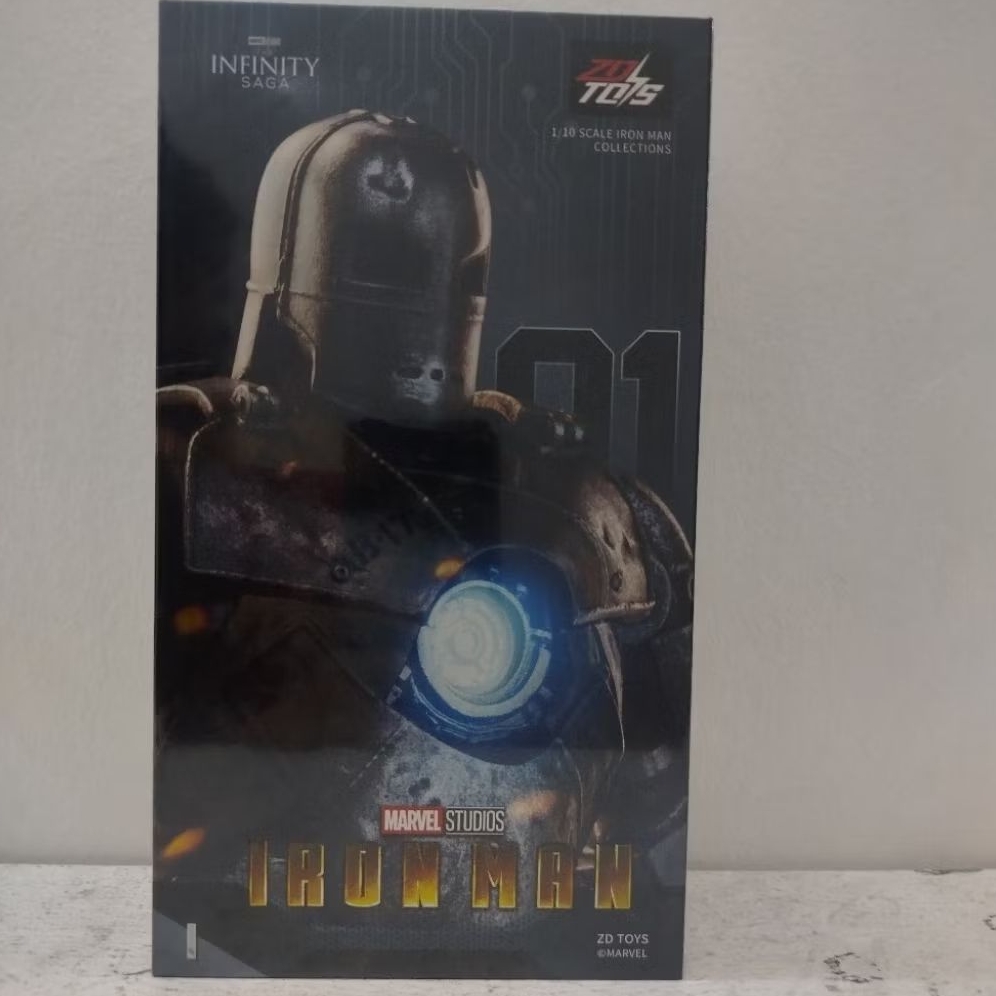 ZD Toys Marvel Iron Man Mark I (Mark 1) – 7” Action Figure, The Avengers Series