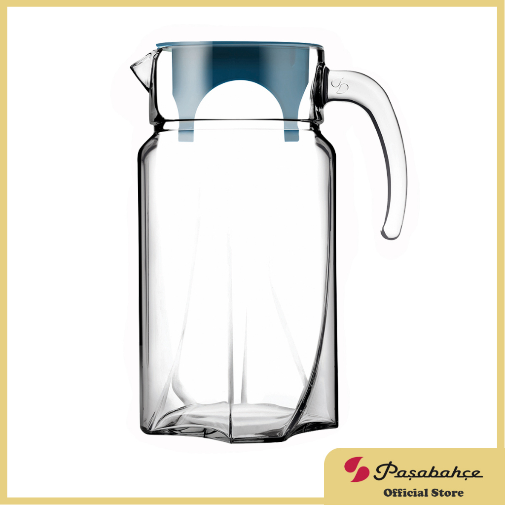 Pasabahce Luna Glass Pitcher With Dark Green Cover 1700cc 43544grn 