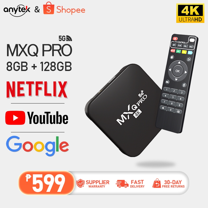 Android Box Mxq Pro 4k 5g 4gb Ram 64gb Wifi Android Tv Box Mxq Pro 4k