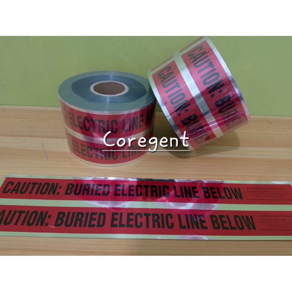 Detectable warning caution Electric line 6 inches x 1000ft | Shopee ...