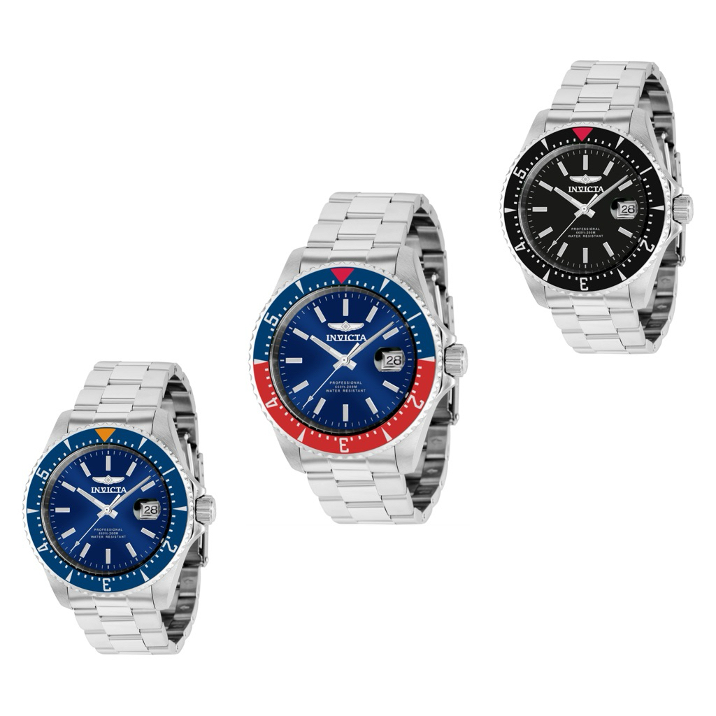 Original Invicta Mens Pro Diver Automatic Stainless Steel Uni ...