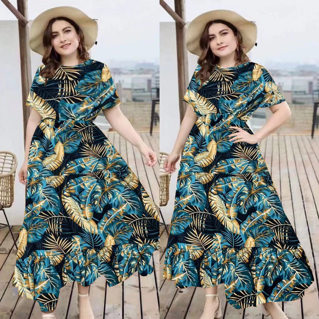 Shop dress maxi plus size for Sale on Shopee Philippines