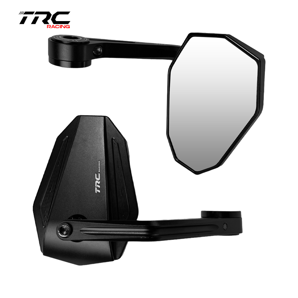 TRC Racing CNC Universal Bar End Side Mirror Japan Lens Clear and Non ...