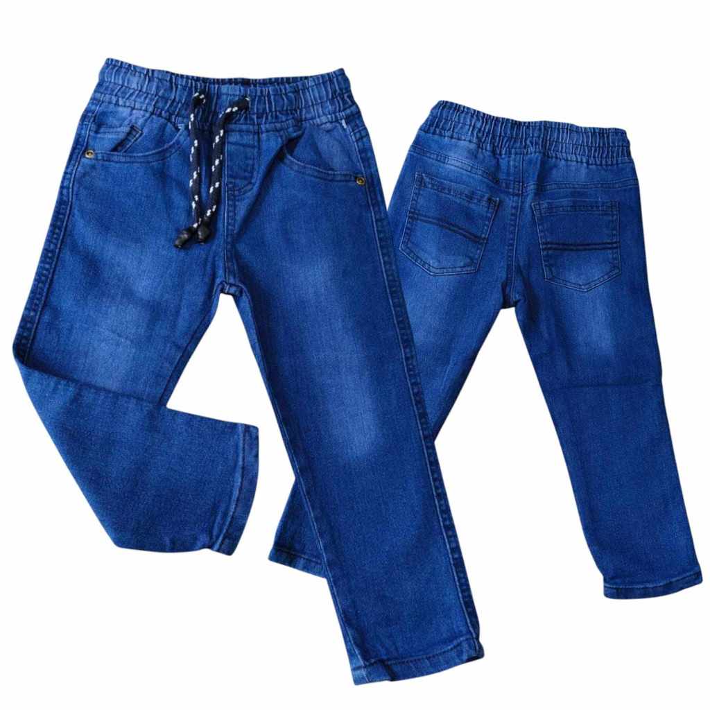 PREMIUM QUALITY KIDS GARTERIZED DENIM PANTS- 2-14 YEARS UNISEX PANT ...