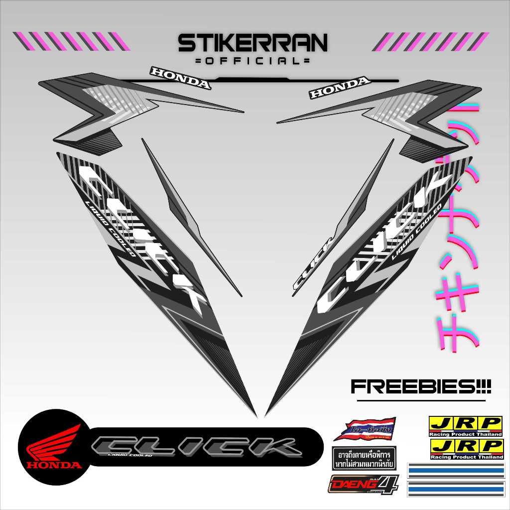 HONDA CLICK 125 V3/V4 2024 NEW DESIGN DECALS | Shopee Philippines