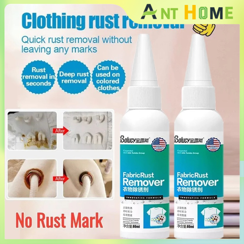 Rust Stain Remover Clothes Cleaner Drop Clothing Cleansing Rust Remover For Fabric Clothes | Shopee Philippines