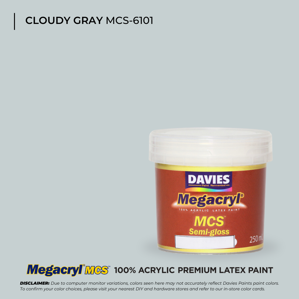 Davies Color Pods Megacryl Semi-Gloss Sample Size 250ml (Blacks & Grays ...