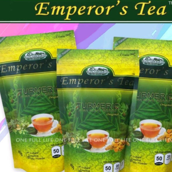 (with freebie) 3Pouch Emperor Tea Turmeric 15 n 1 350 grams x 3 Pouch ...