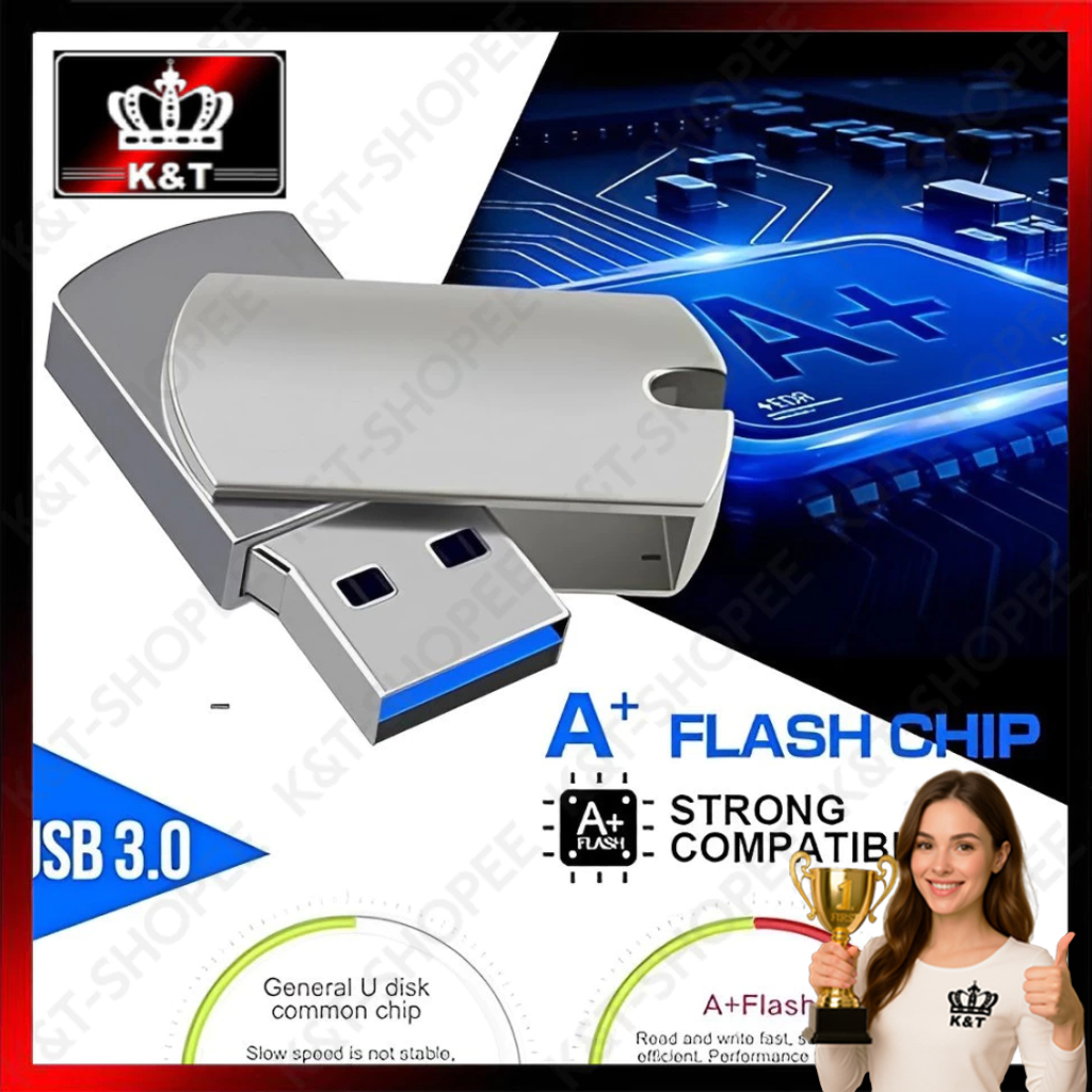 USB Flash Drive 4gb/8gb/32gb/64gb/128gb Zinc Alloy Rotating U Disk High ...