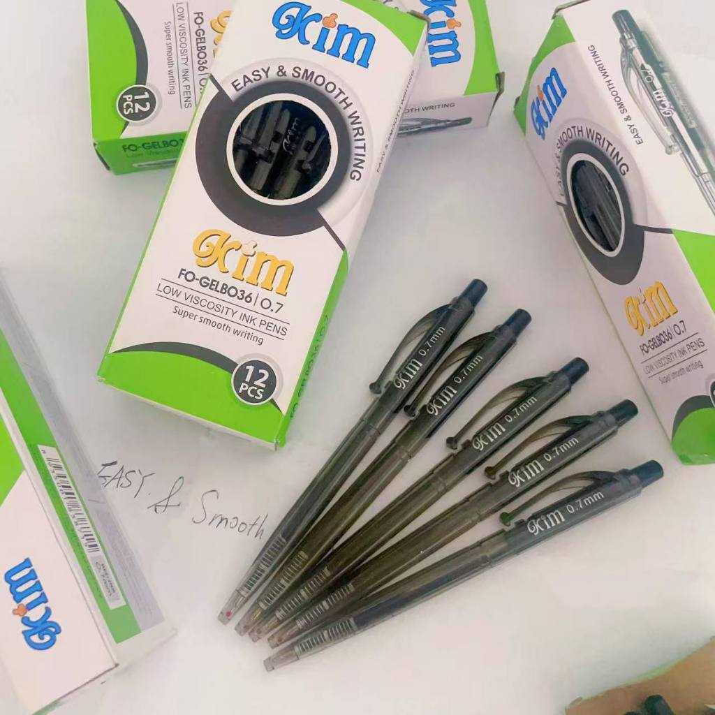 12pcs/box KIM Smooth Ink Ball pen 0.7mm Office School Supplies ...