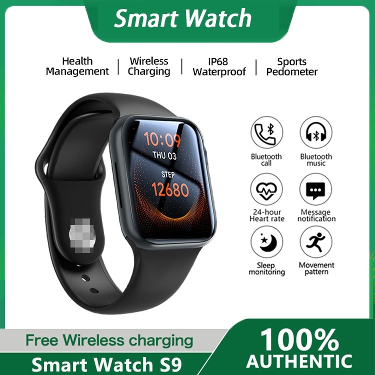 Smart Watch S9 Max IPS Bluetooth Call Waterproof Heart Rate Health  Monitor Sport Watch