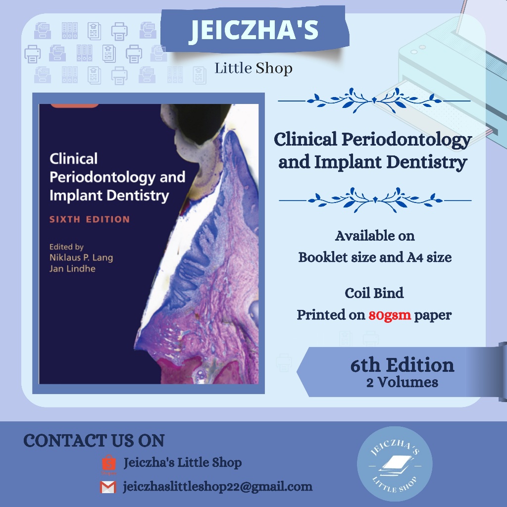 Clinical Periodontology and Implant Dentistry [6th Edition] | Shopee ...