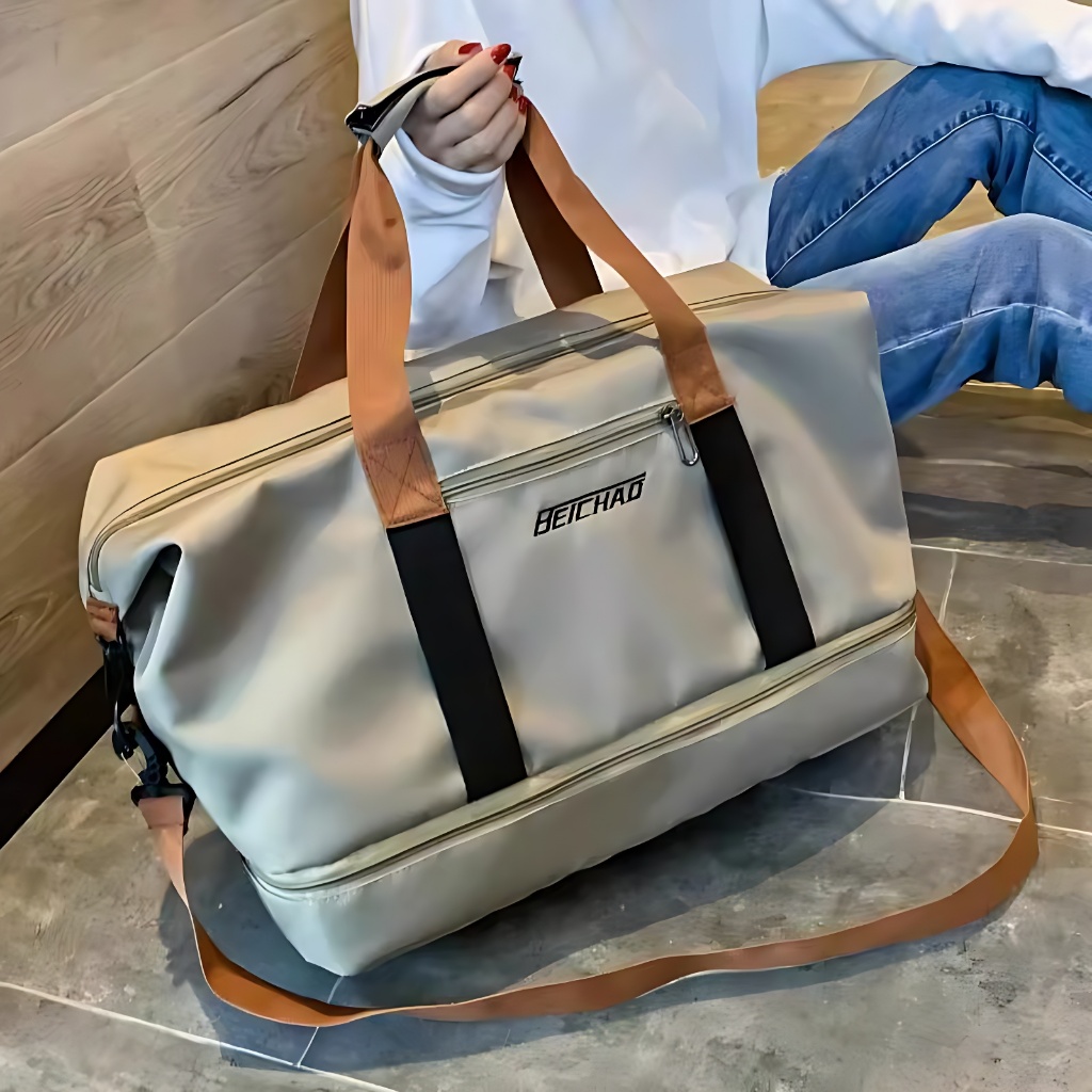 SY #S2833 Travel Bag Women Men Korean Large Capacity Duffle Gym Sports ...