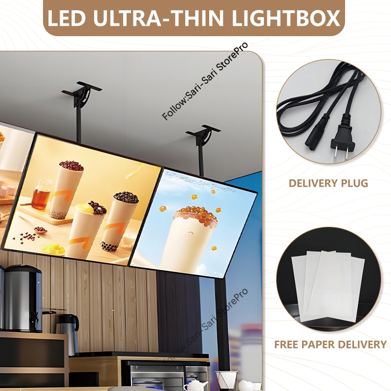 LED TV Light Box Menu Board LED Light Box Menu Board Hanging For ...
