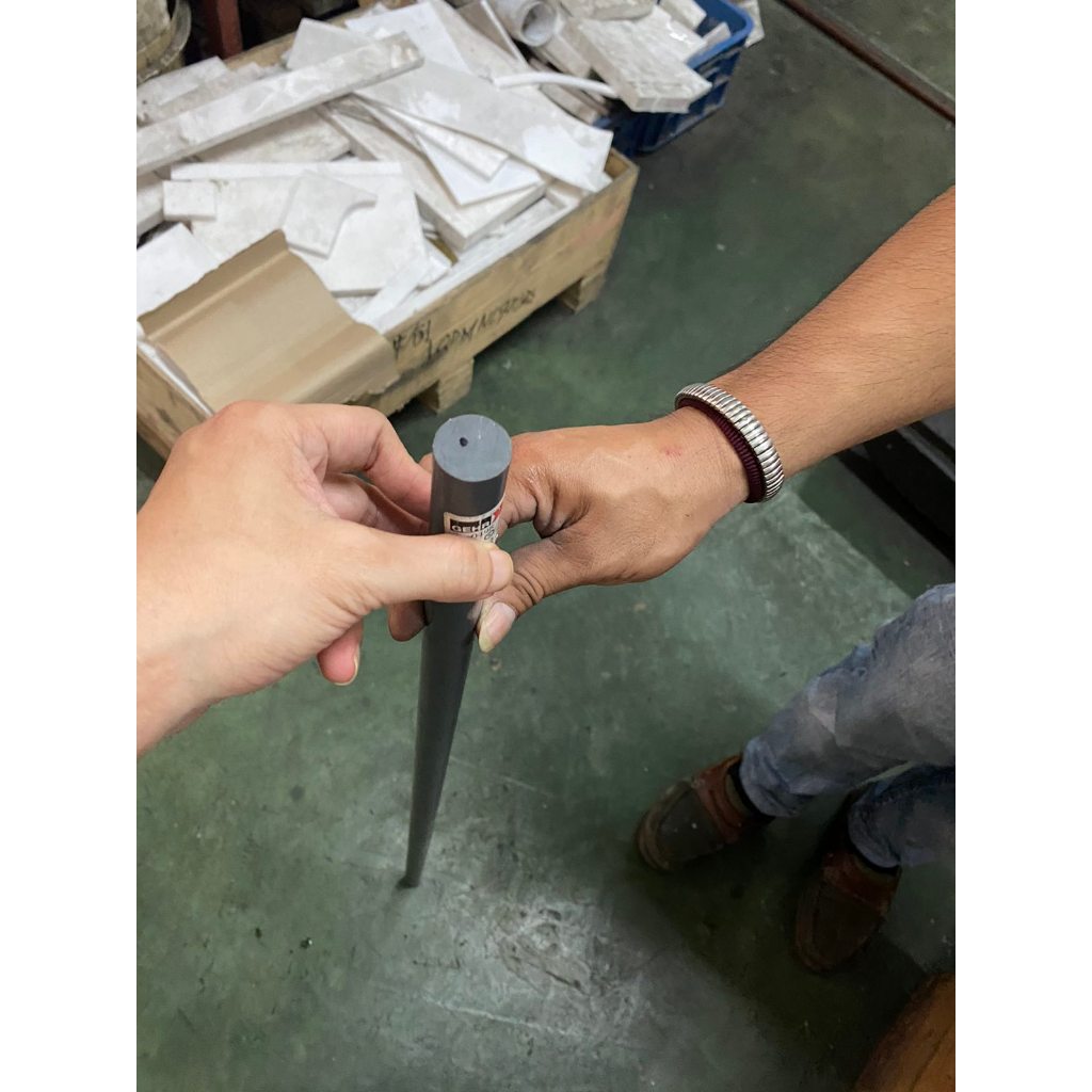 PVC Grey Rod size 20mm or 22mm diameter x 1 foor or 1 meter Engineering ...
