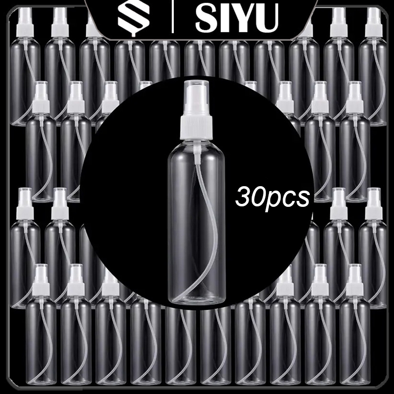 30pcs丨10/30/60/100ml Travel Container Spray Bottle Transparent Liquid ...
