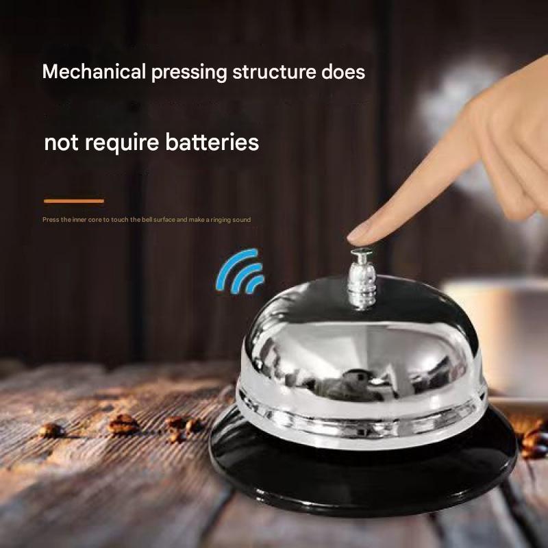 Stainless steel reception bell, service call bell, bar counter ...