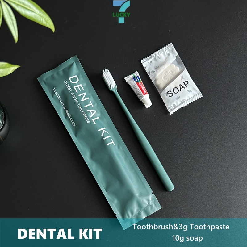 100 Sets Guest Kit Hotel Supplies 4 in 1 Toothpaste Toothbrush Soap ...