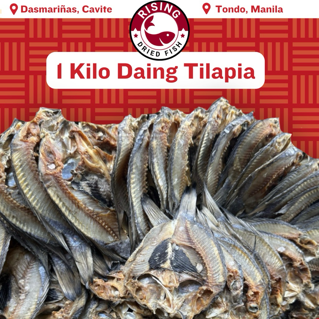 1 KG Premium Tilapia Daing Cebu - Traditional Dried Tilapia Fish ( in ...