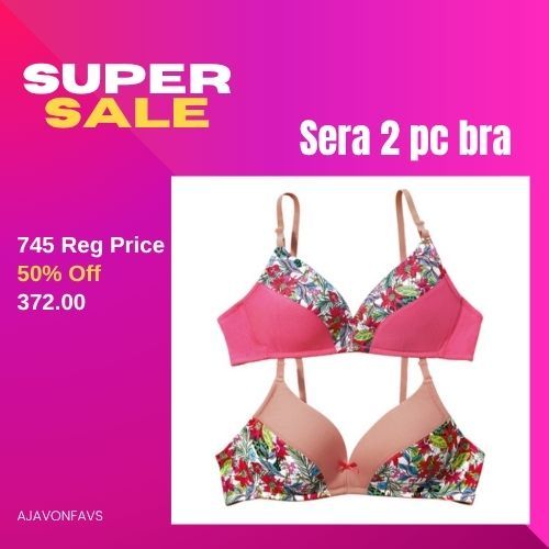 AVON Intimate Apparel| Sera Non-wire 2pc bra set | Shopee Philippines