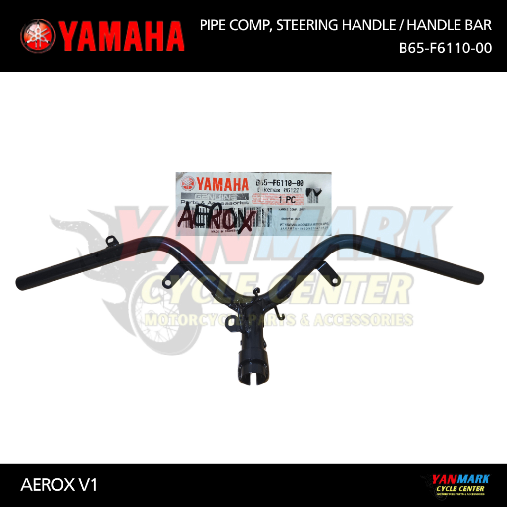 ORIGINAL YAMAHA - PIPE COMP, STEERING HANDLE / HANDLE BAR - AEROX V1 ...