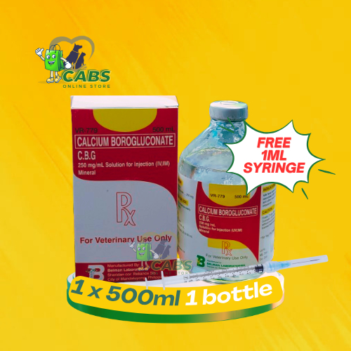 CBG 500ML Calcium Boro Gluconate Belman | INJECTION | FOR ANIMALS ...