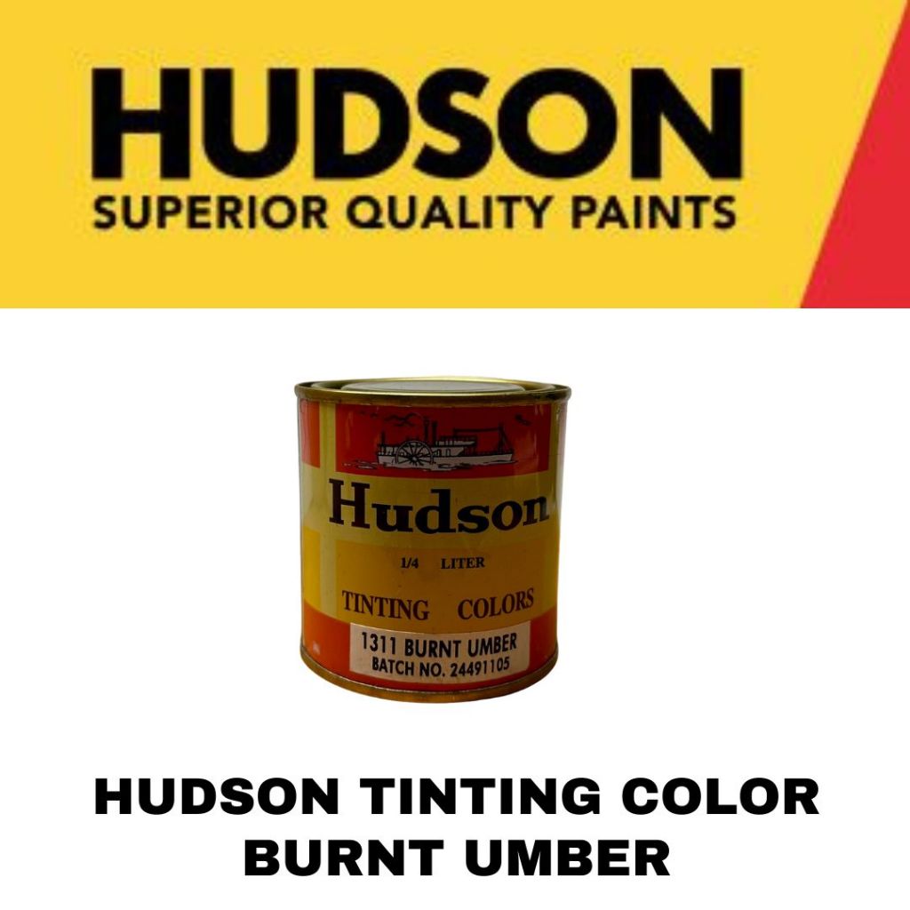 Hudson Tinting Color Oil Based Paint (Burnt Umber) | Shopee Philippines