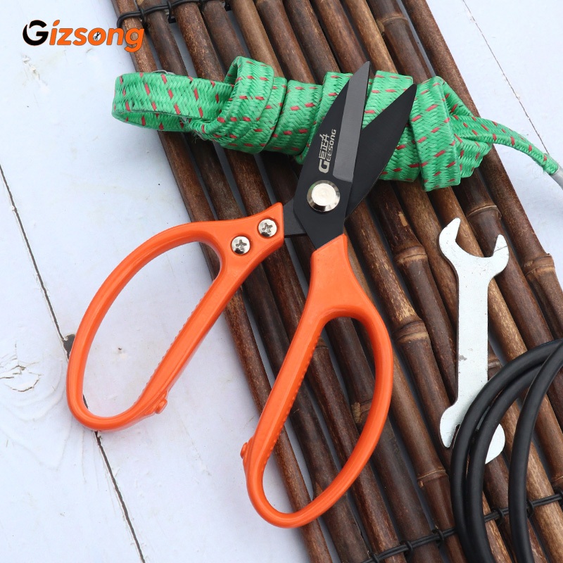 Gizsong Stainless steel sk5 kitchen power scissors short mouth kill ...