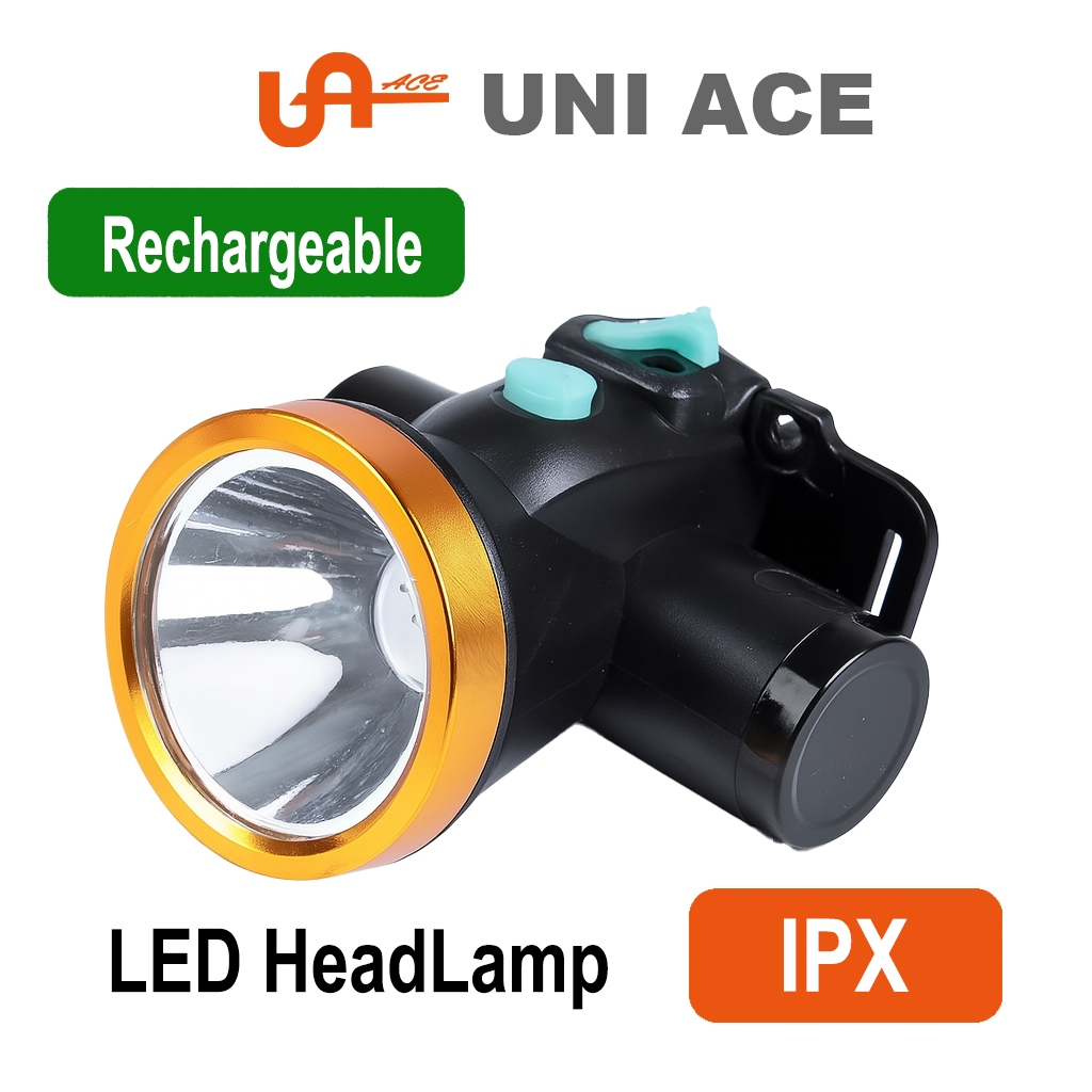 Rechargeable LED Headlamp with Charger – Adjustable Outdoor Light for ...