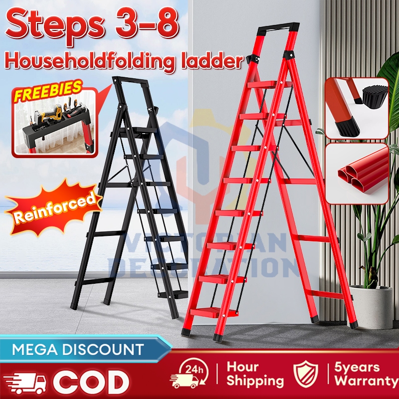 ladder Household Multifunction Aluminum Folding Step Ladder Industrial ...
