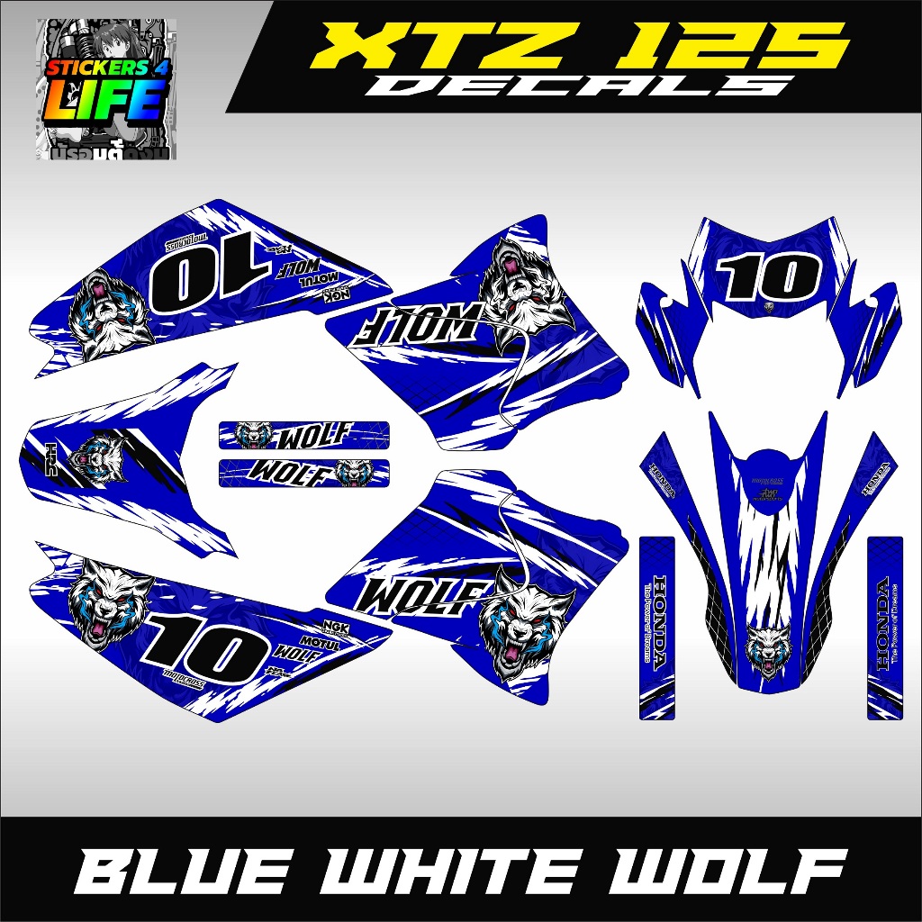 XTZ 125 Decals Full body Sticker SET (with FREEBIES) Batch 1 | Shopee ...